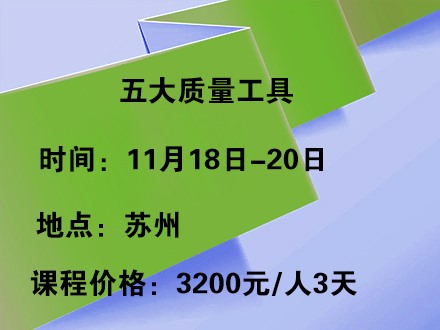 五大质量工具 
